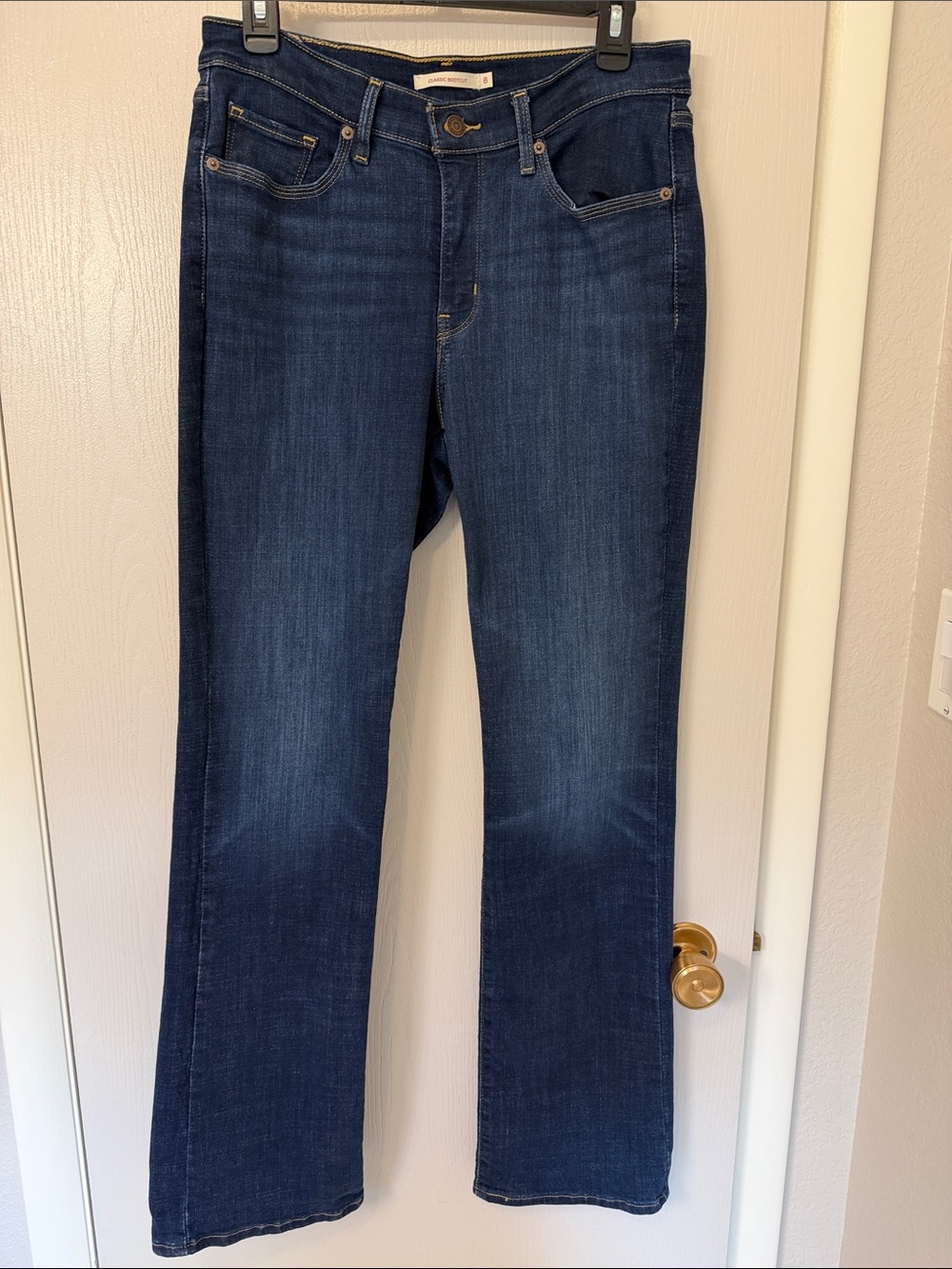 Levi's Dark Indigo Boot Cut Jeans